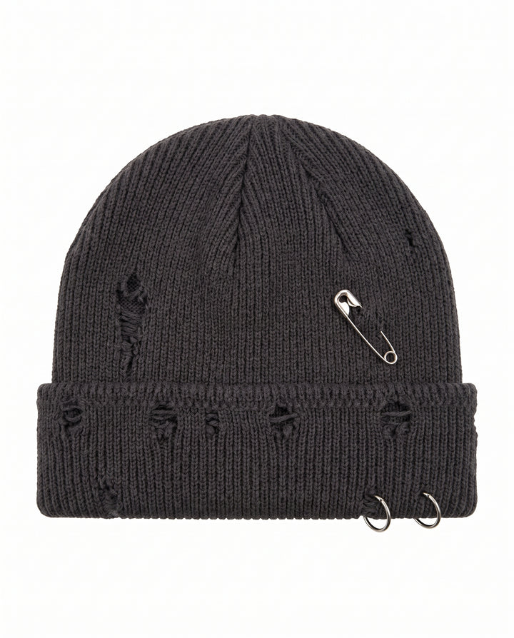 Distressed Knit Beanie na3153