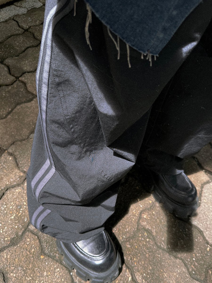 [Aurocean] Loose Black Sweatpants na1674