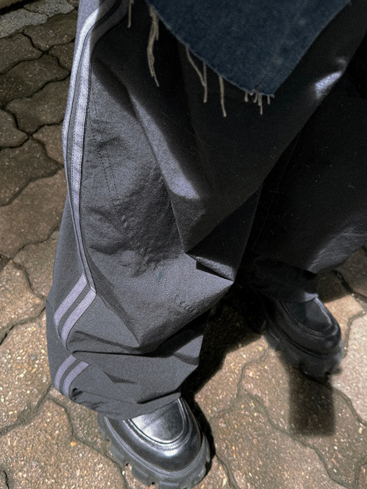 【Aurocean】Loose Black Sweatpants na1674