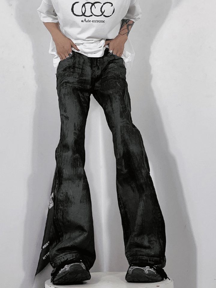[76STREET] High Street Stacked Long Pants na998