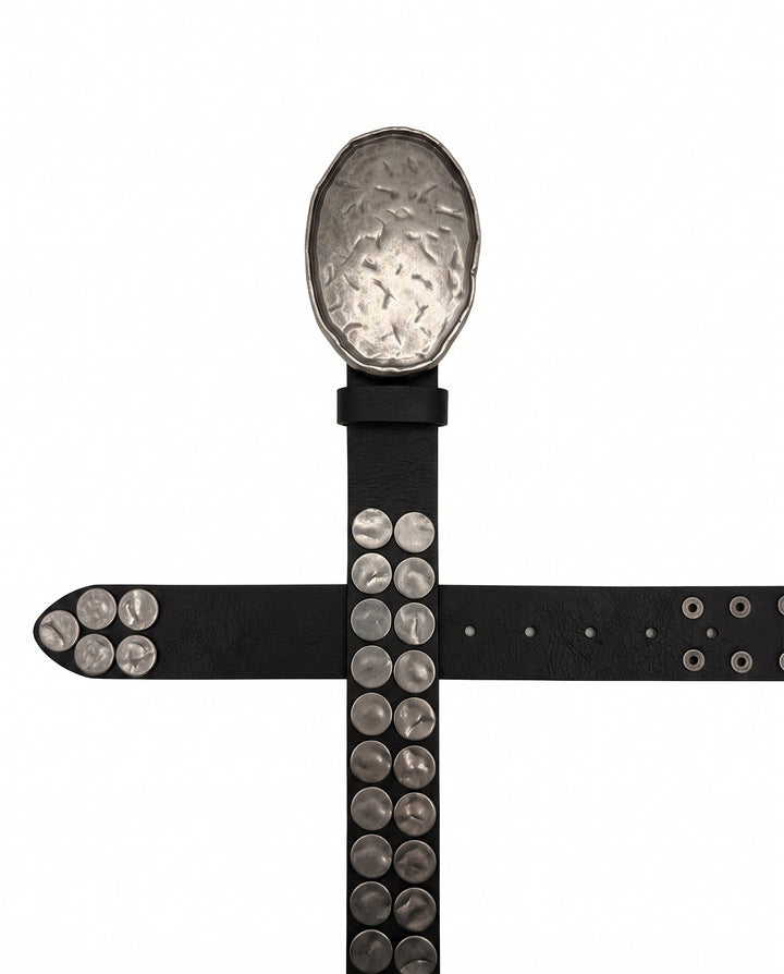 Studded Leather Belt na2940