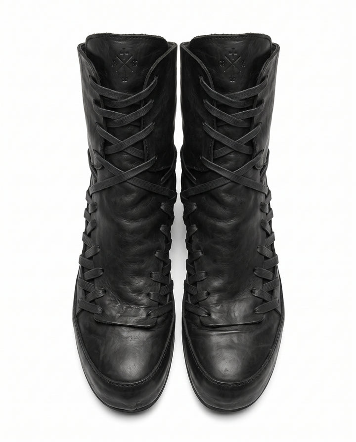Leather Lace-up Boots na2964