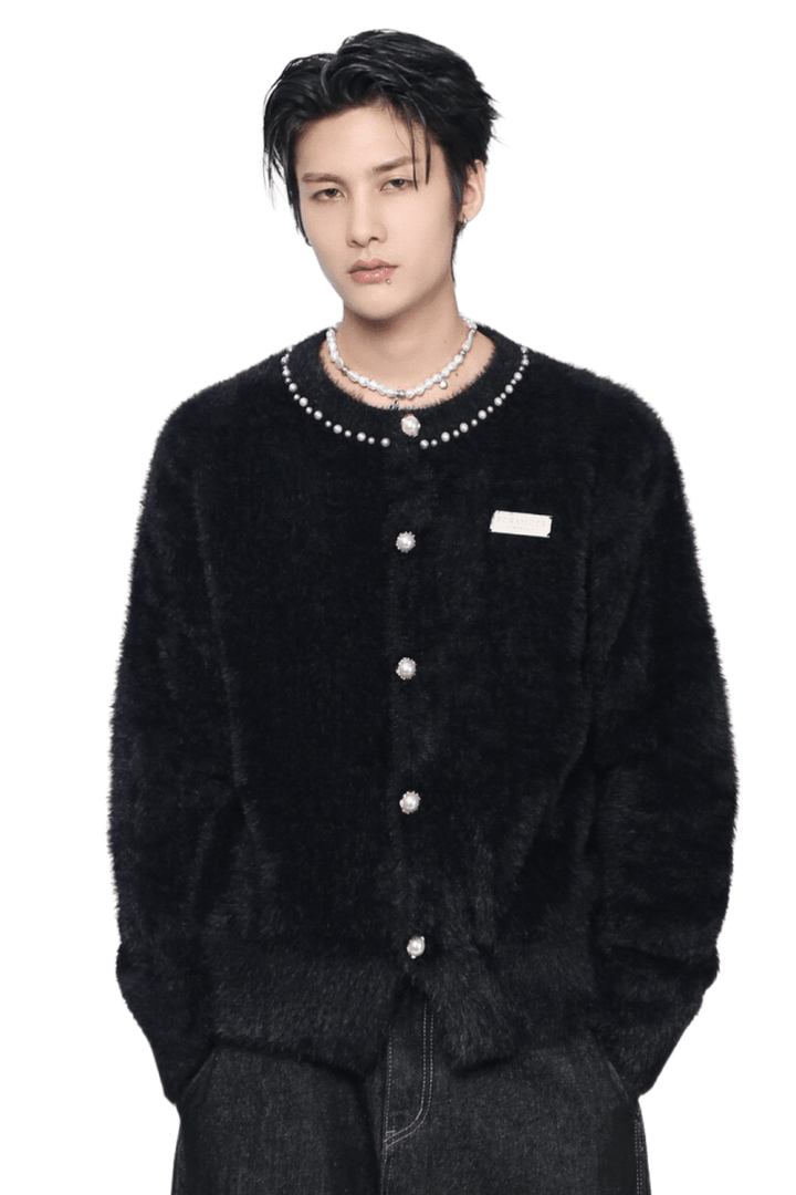 Premium Fuzzy Knit Cardigan na2438