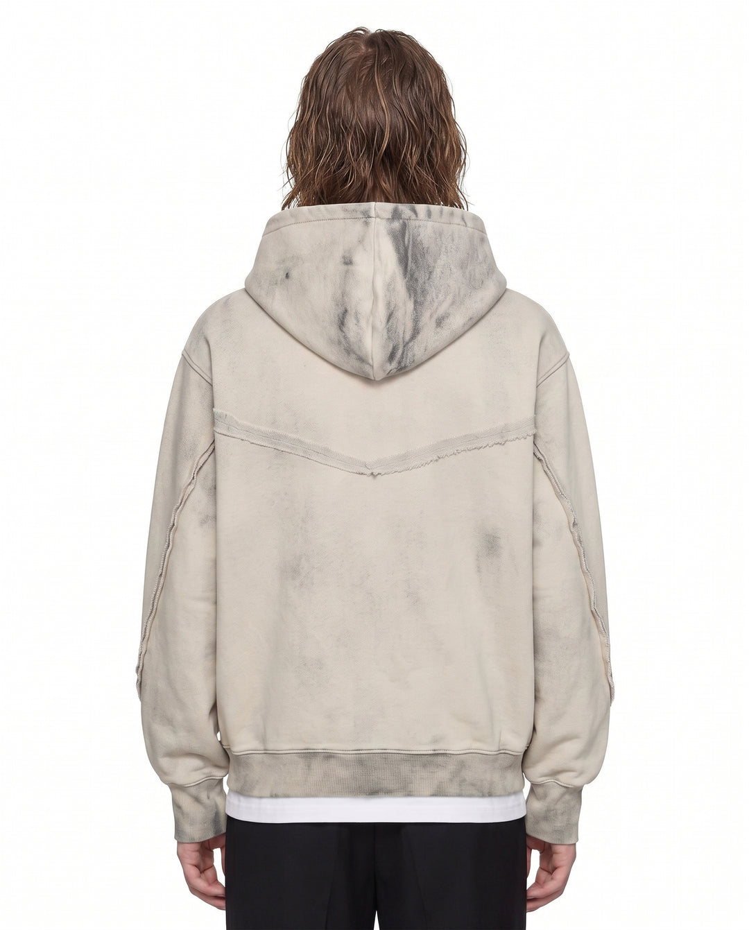 Asymmetric Zip Hoodie na3032