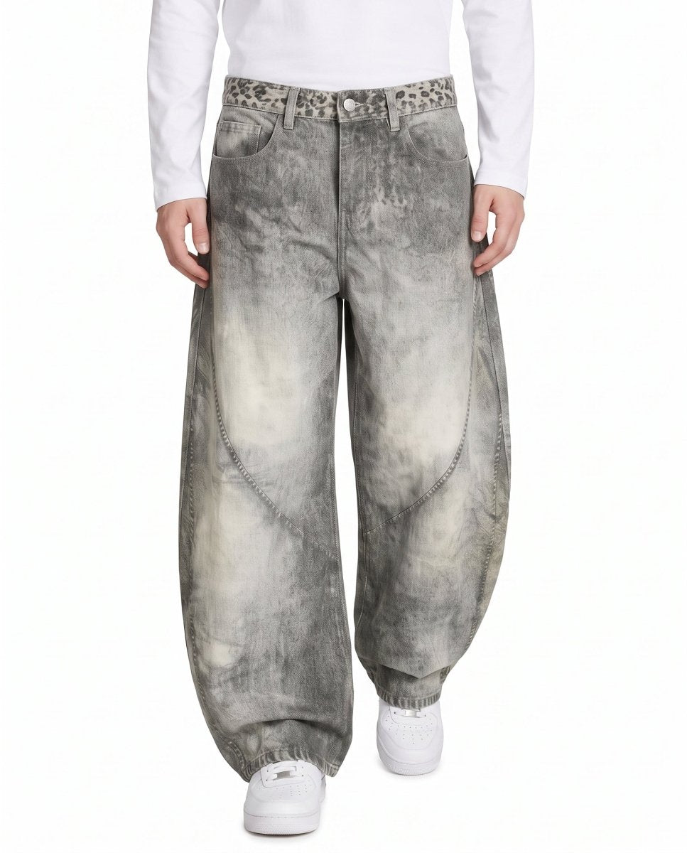 Washed Wide Jeans na3023