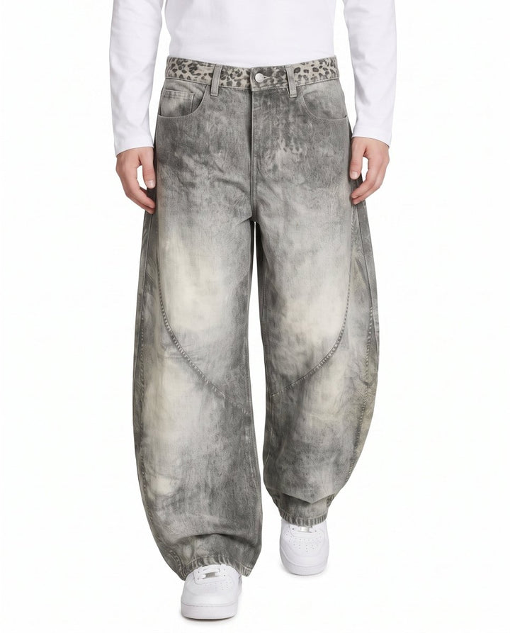 Washed Wide Jeans na3023