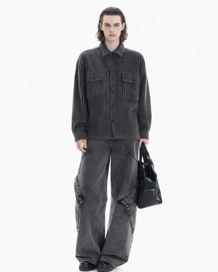 [MRCYC] Shadow Cord Overshirt na2215