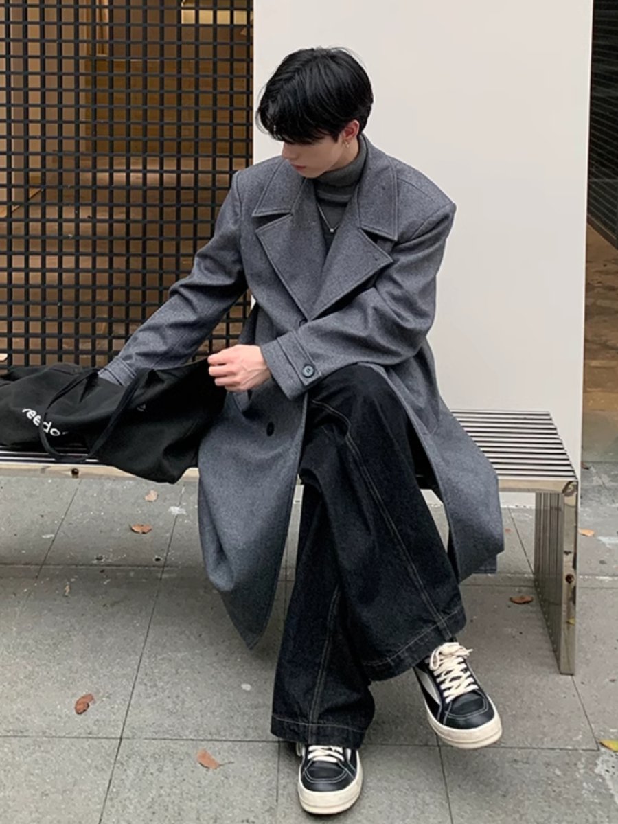 【ONELYC1NS】Gray coat na1567