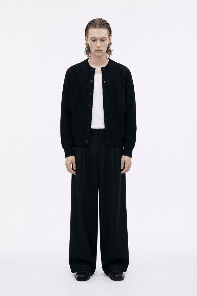 Quiet Rib Knit Cardigan na2363