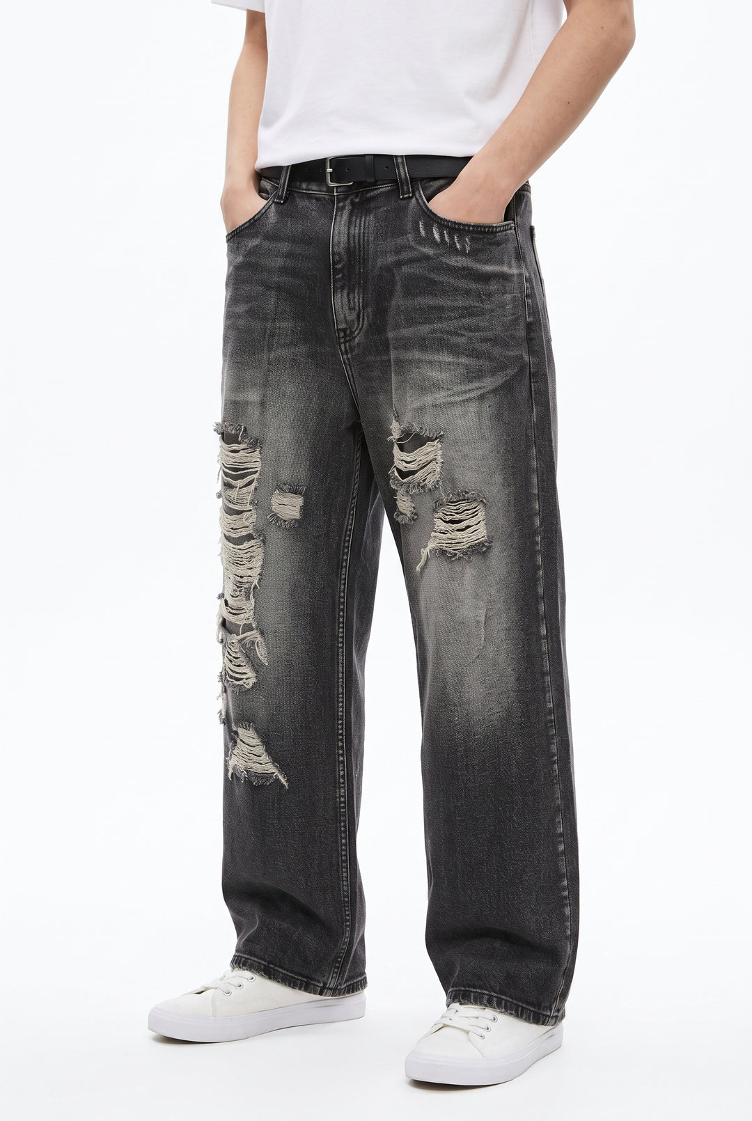 Graphic Wide Jeans na2762