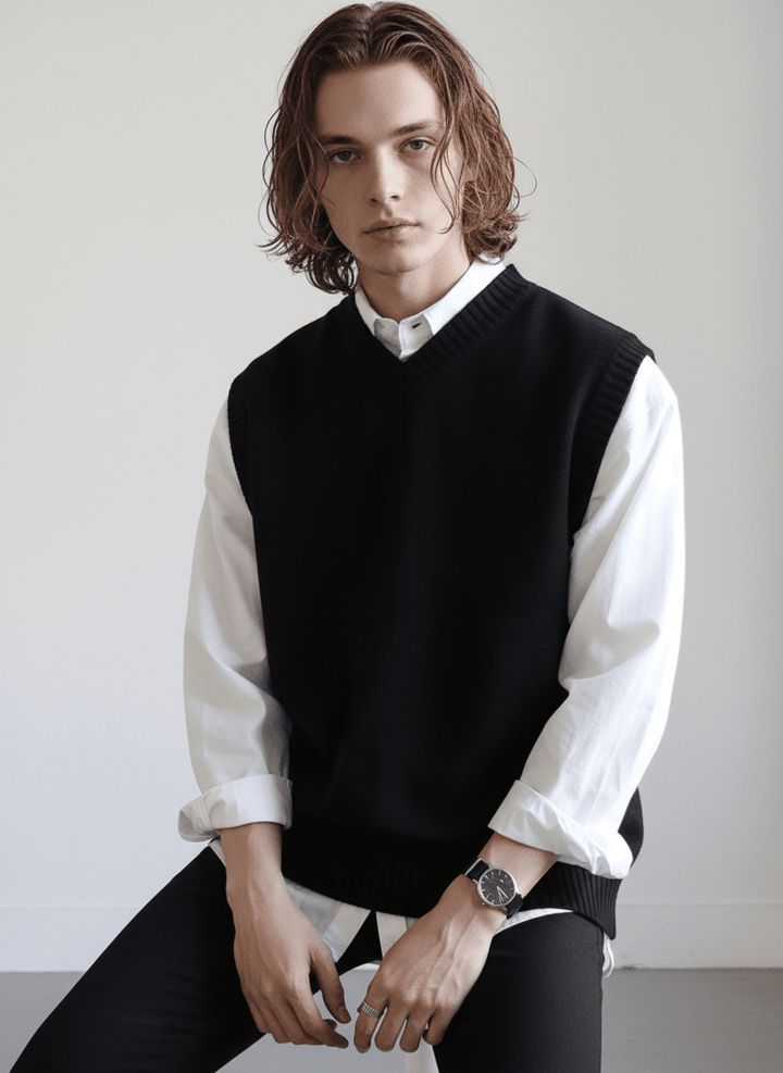 [MRCYC] 컬러 V 넥 베스트 na40