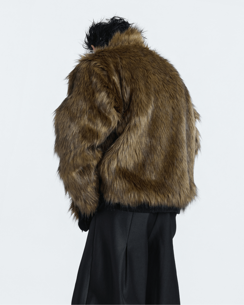 [ArguE CulturE] Royal Fang Fur Knit Coat na2254