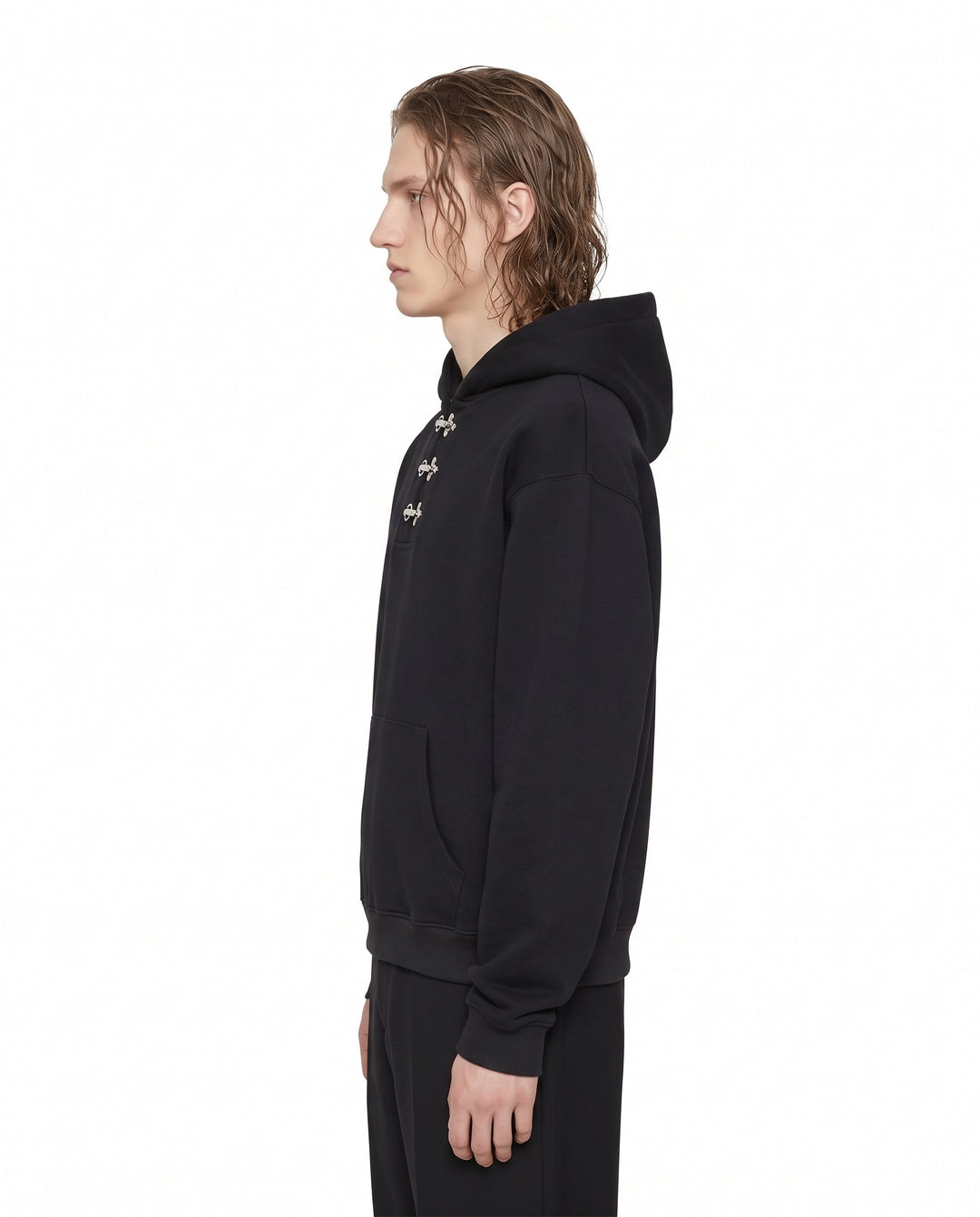 Buckle Neck Hoodie na3166