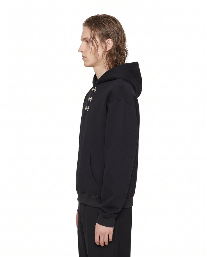 Buckle Neck Hoodie na3166