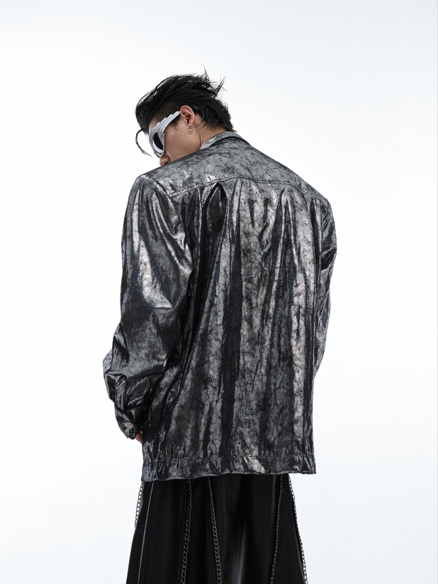 【CulturE】Silver Shirt  na1452