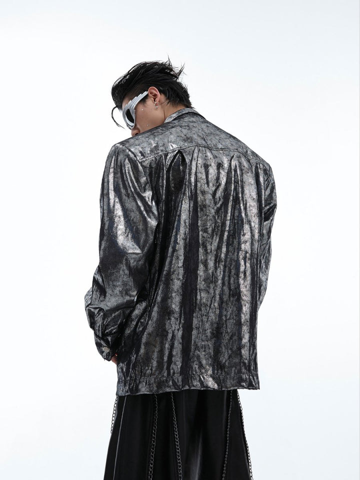 【CulturE】 Silver Shirt na1452 