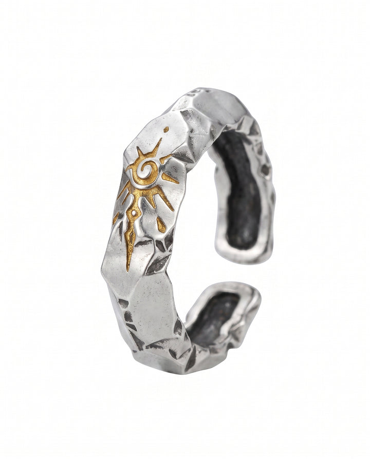 Sun Silver Ring na2939