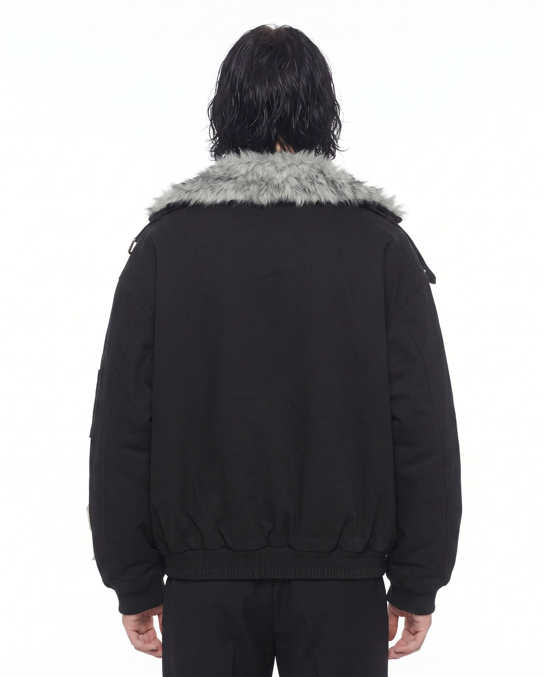 Fur Bomber Jacket na3070