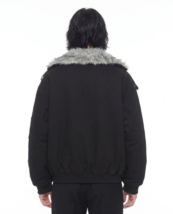 Fur Bomber Jacket na3070