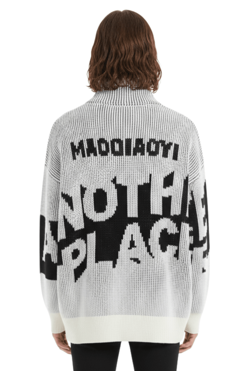 Modern Block Pattern Sweater na2411