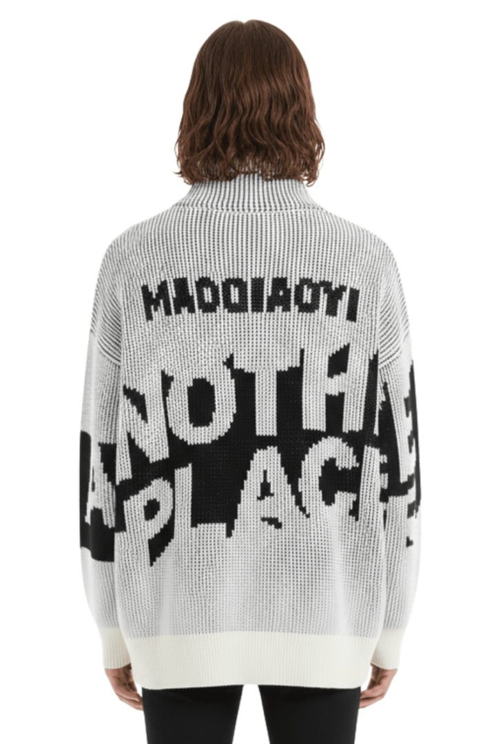 Modern Block Pattern Sweater na2411