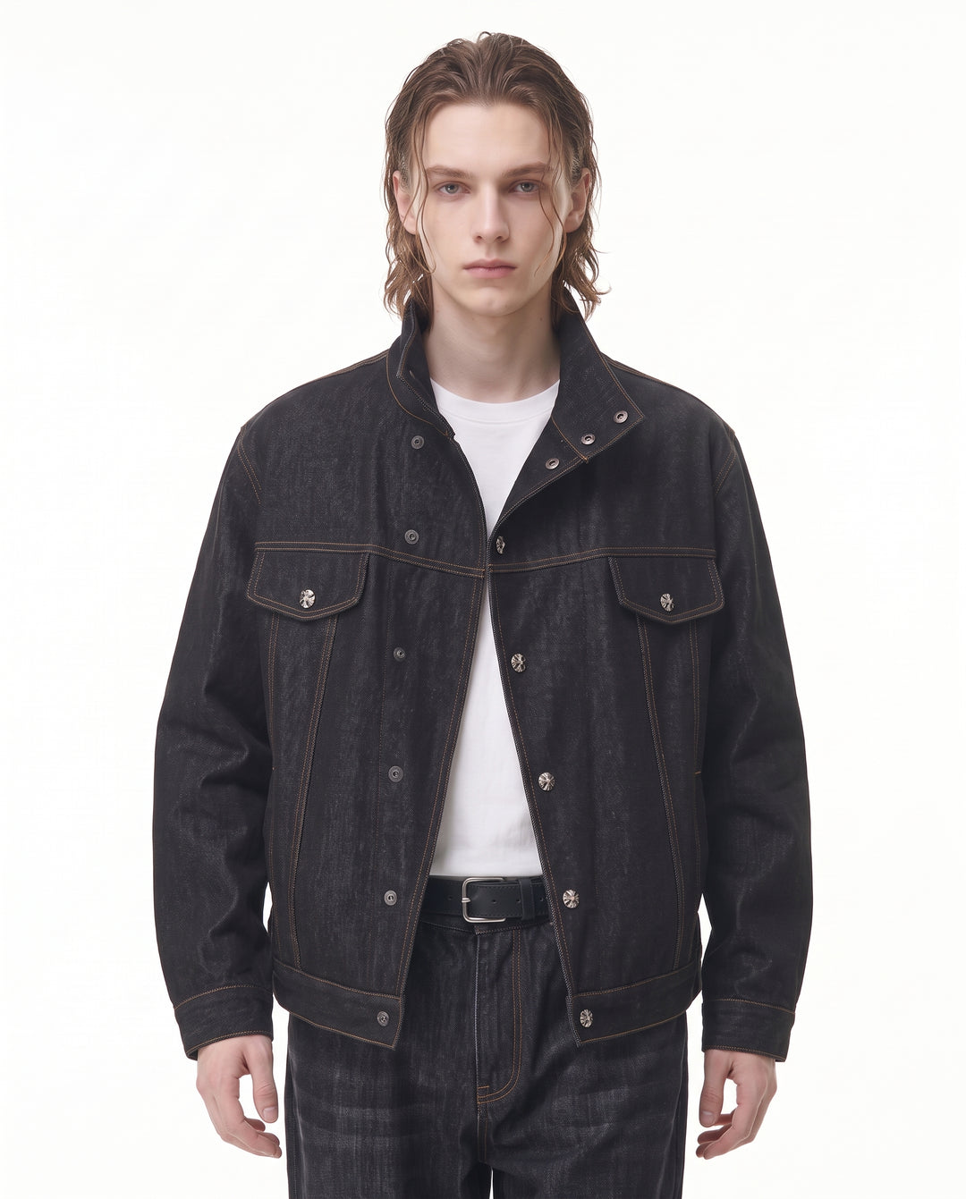Black Denim Jacket na3246