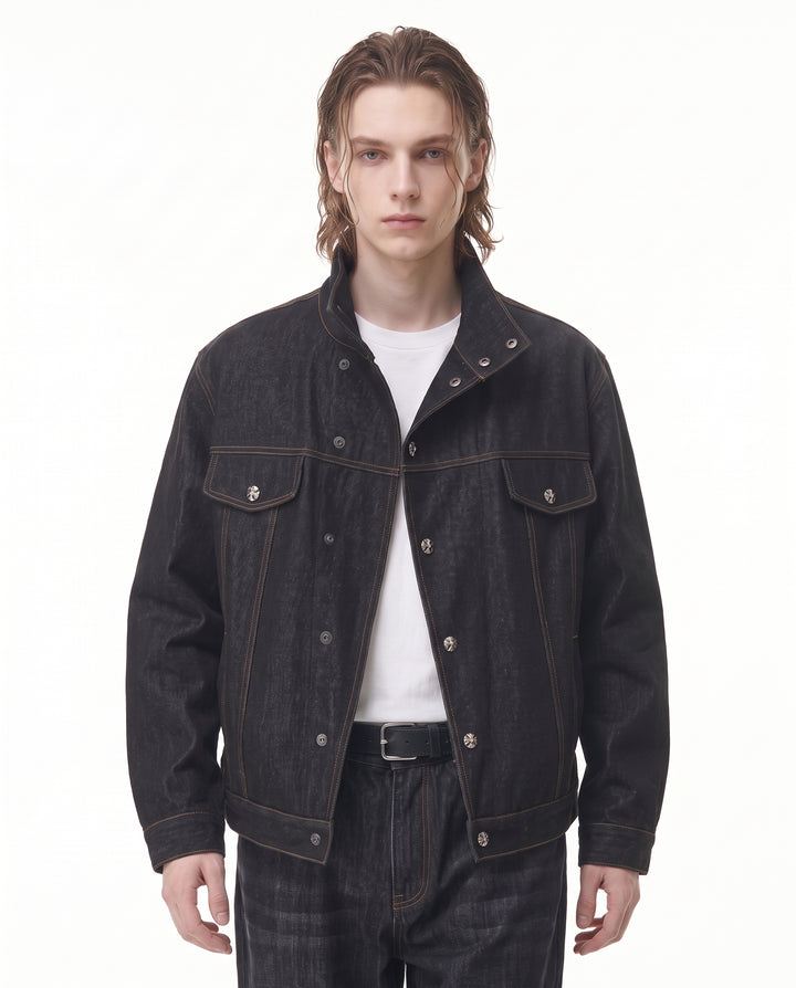 Black Denim Jacket na3246