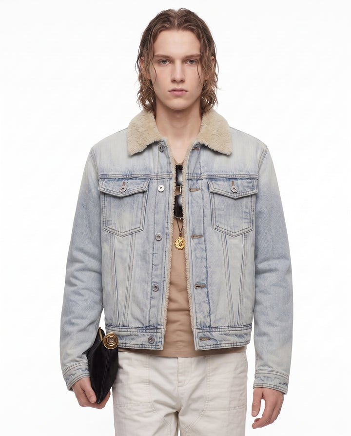 Sherpa Denim Jacket na2984