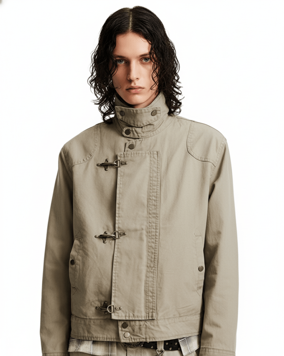 Asymmetry Tactical Toggle Jacket na2261