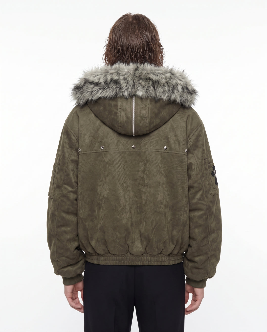 Fur Hooded Jacket na3172