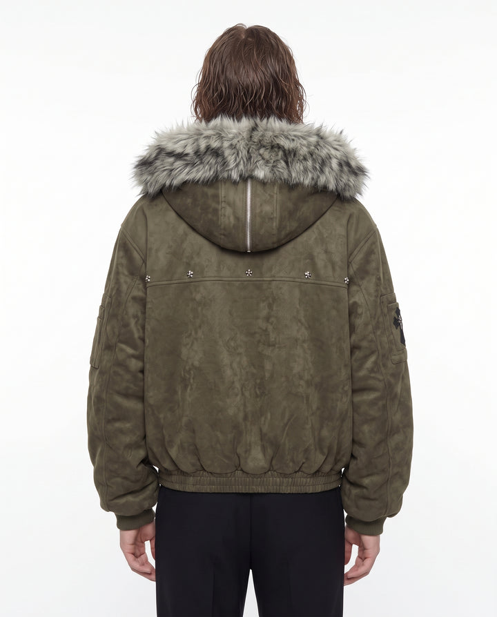 Fur Hooded Jacket na3172