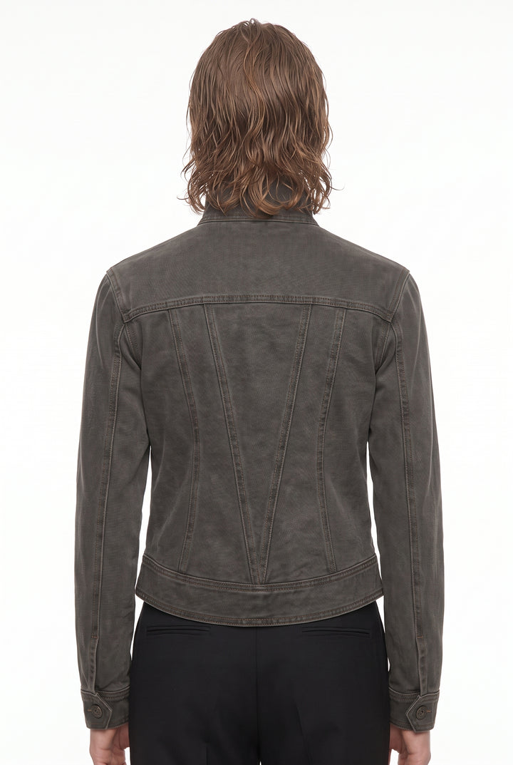 Stand Denim Jacket na2870