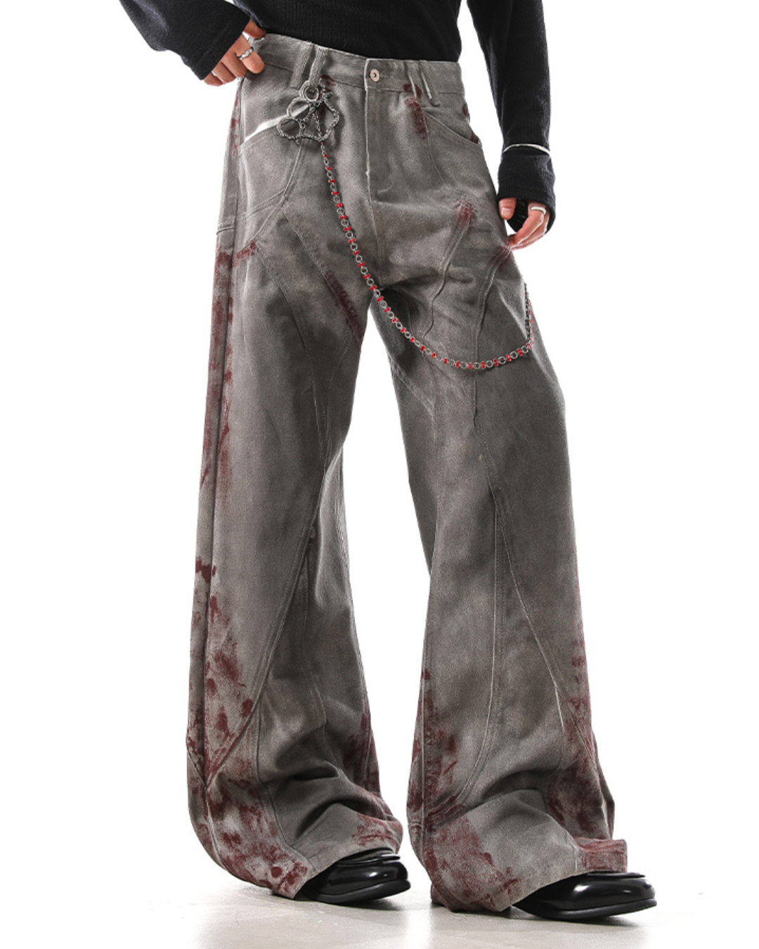 [BLANKIN] Ash Scar Wide Pants na2278