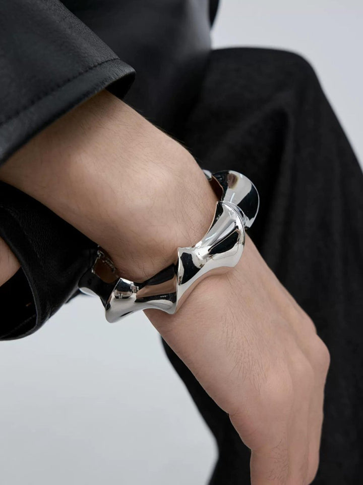 【Struc Ton】Metal Spiral Design Bracelet na1387