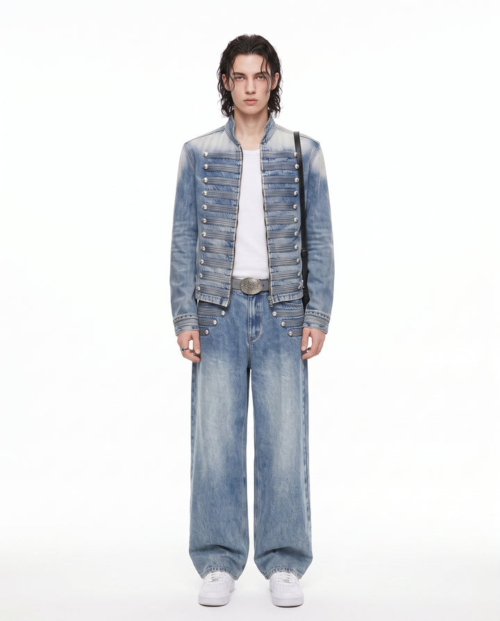 Military Denim Jacket na3101