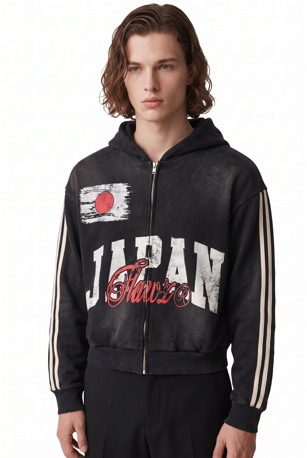 Graphic Zip Hoodie na2756