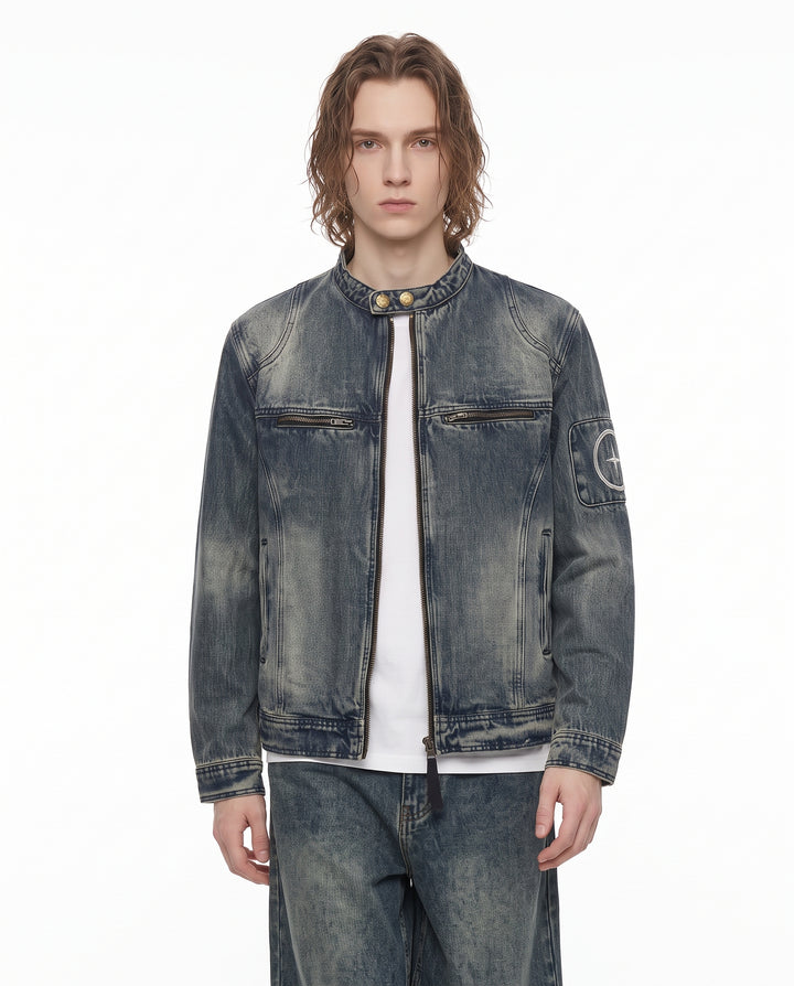 Washed Denim Jacket na3195
