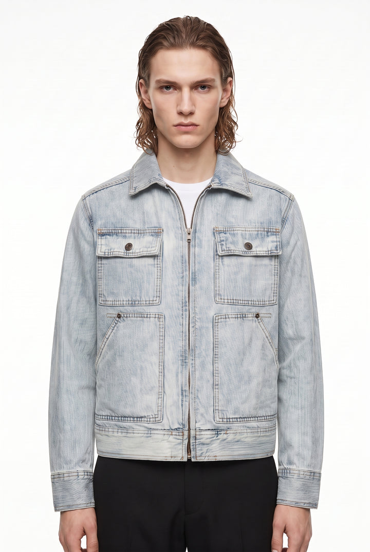 Washed Denim Jacket na2865