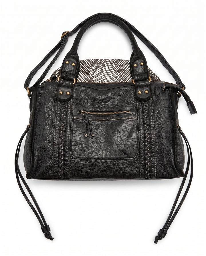 Leather Shoulder Bag na3193