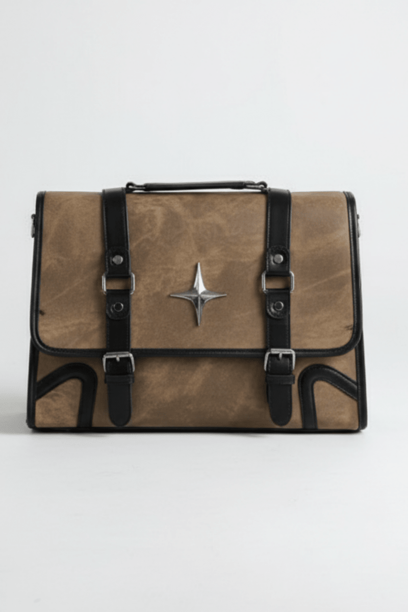 Vintage Star Satchel Backpack na2431