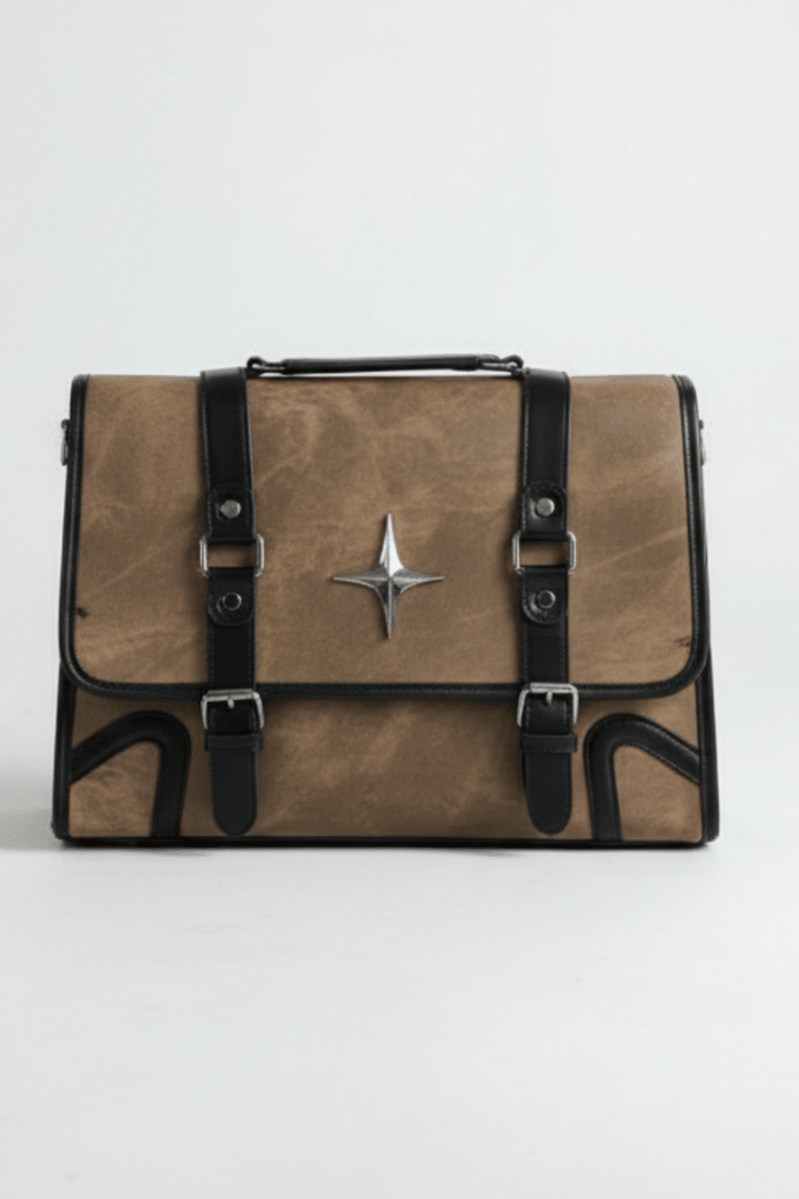 Vintage Star Satchel Backpack na2431