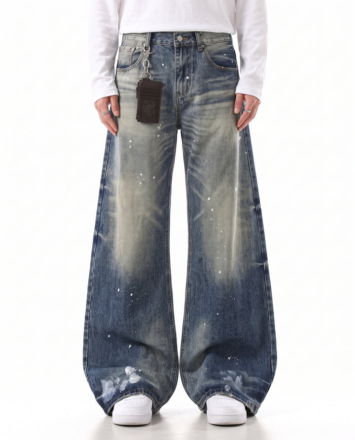 Washed Wide Jeans na3203
