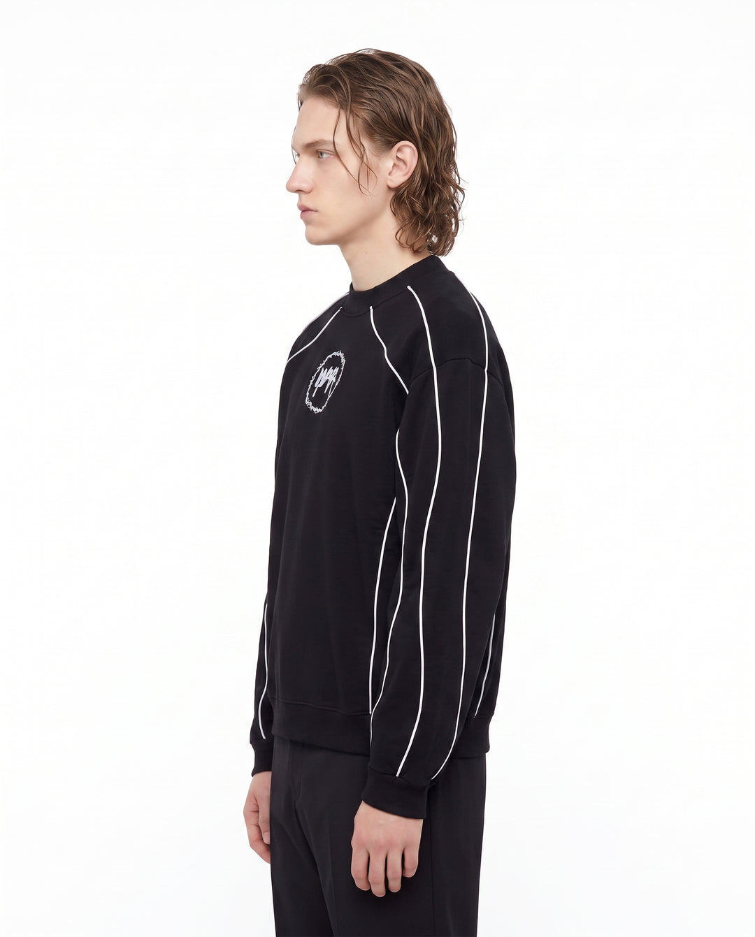 Piping Graphic Sweatshirt na2947
