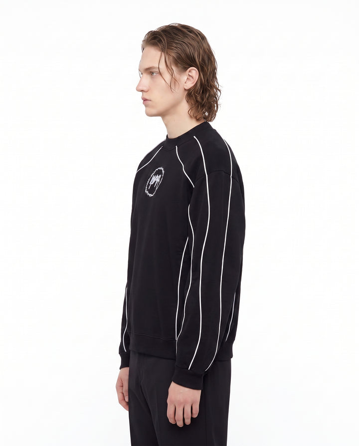 Piping Graphic Sweatshirt na2947
