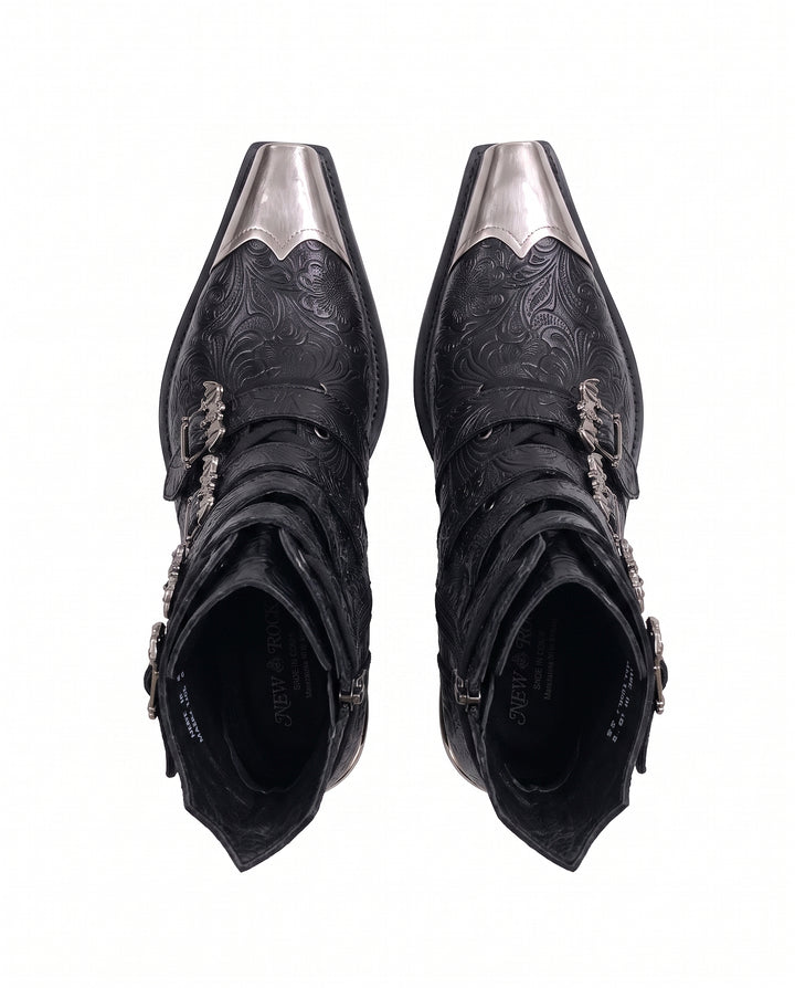Gothic Buckle Boots na2955