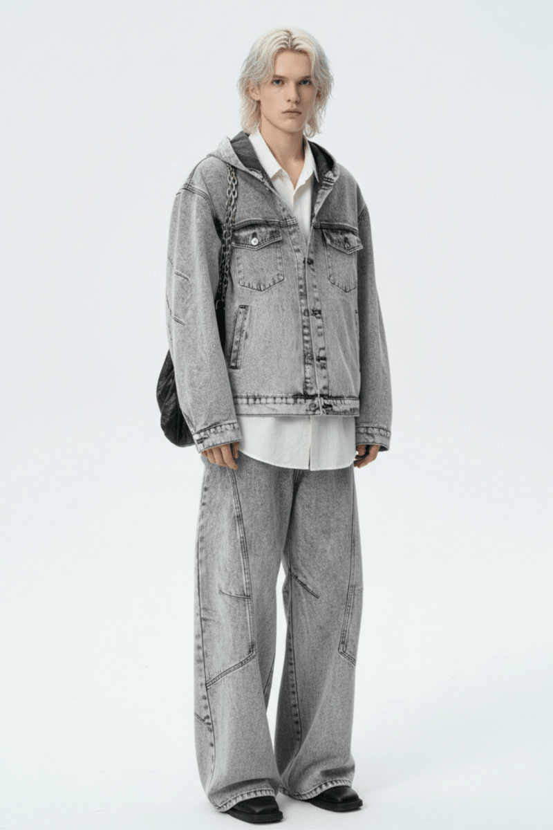 Denim Two-Piece Set na2382