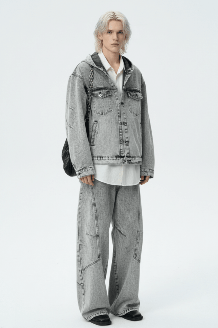 Denim Two Piece Set  na2382