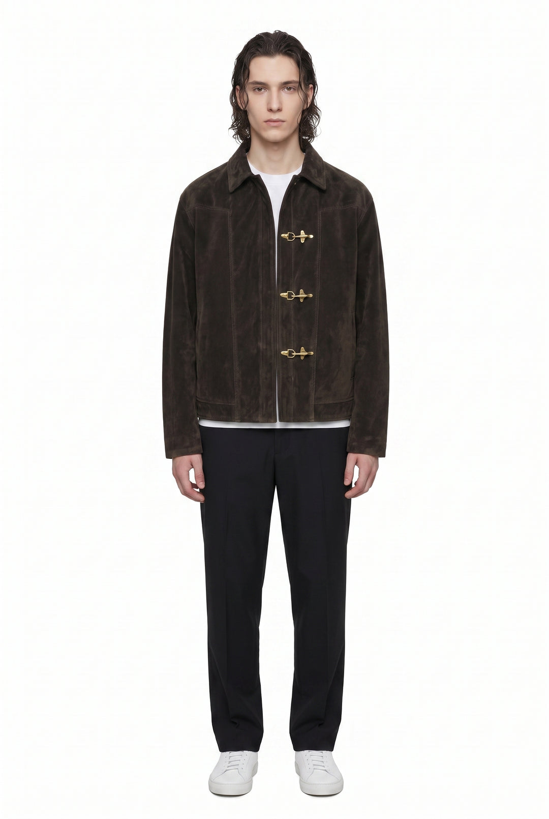 Suede Clasp Jacket na2849