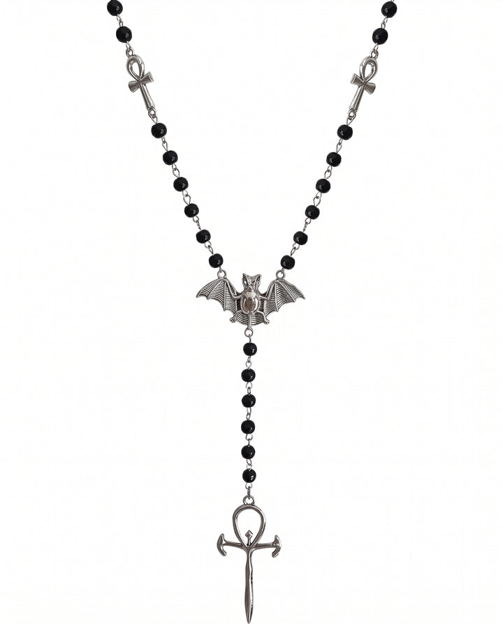 Bat Rosary Necklace na2934