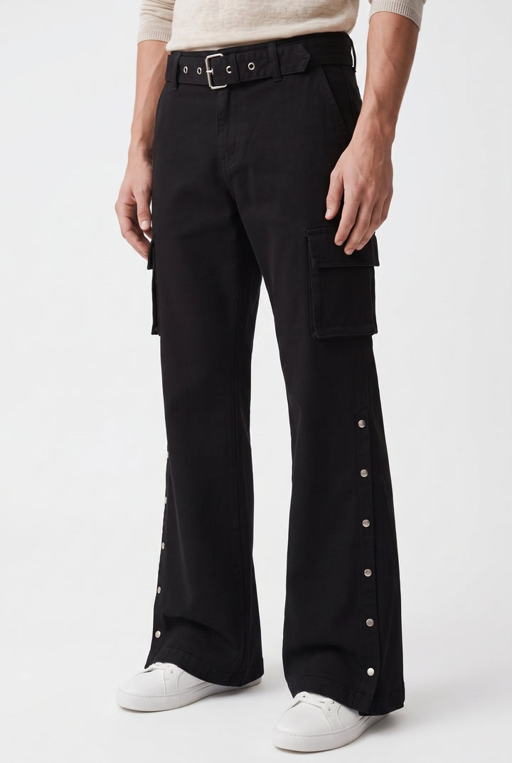 Flared Cargo Pants na2743